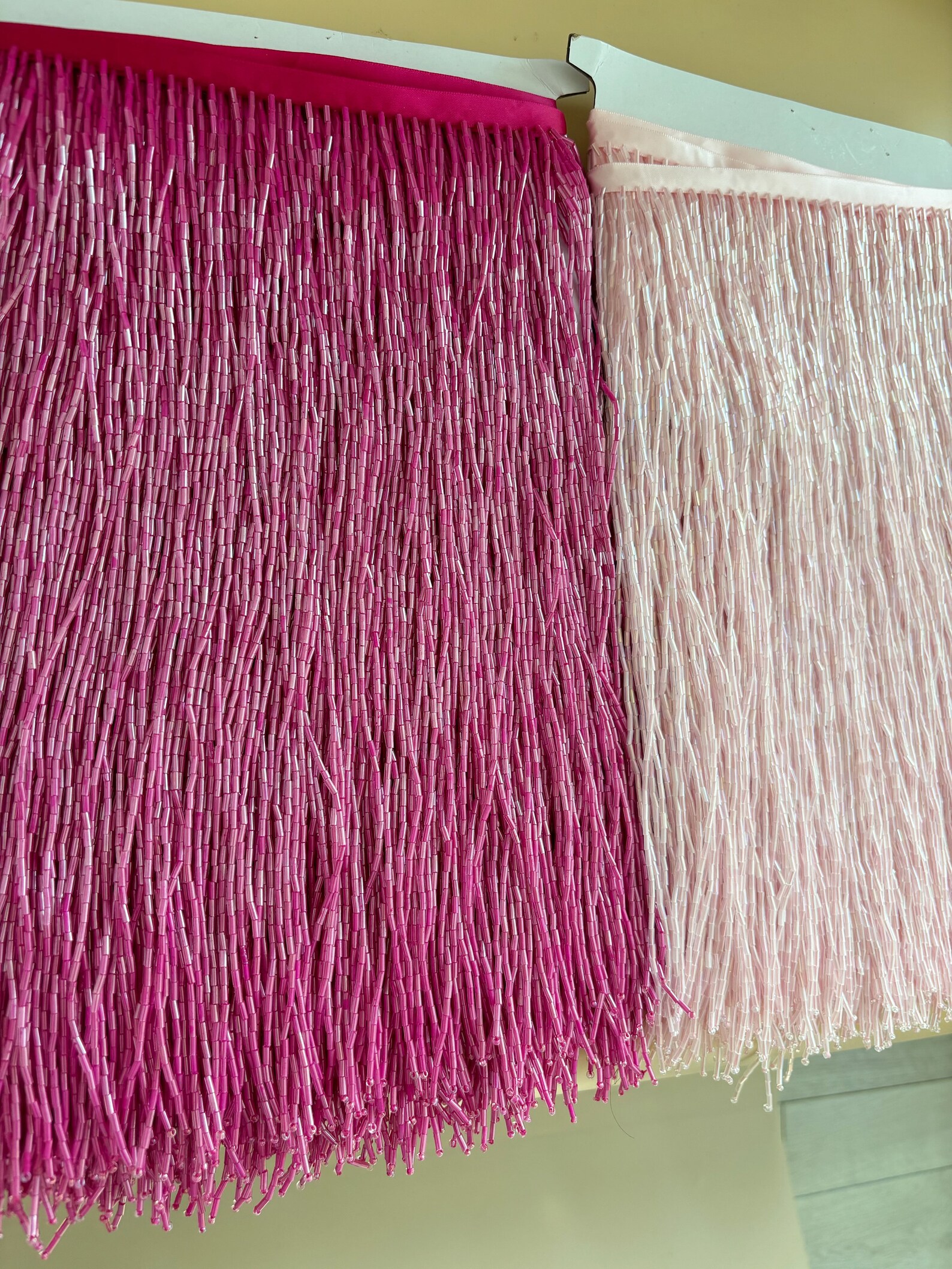 1 Yard 30cm Wide Heavy Bead Fr - Beaded Trim Fringe avaliação e preço