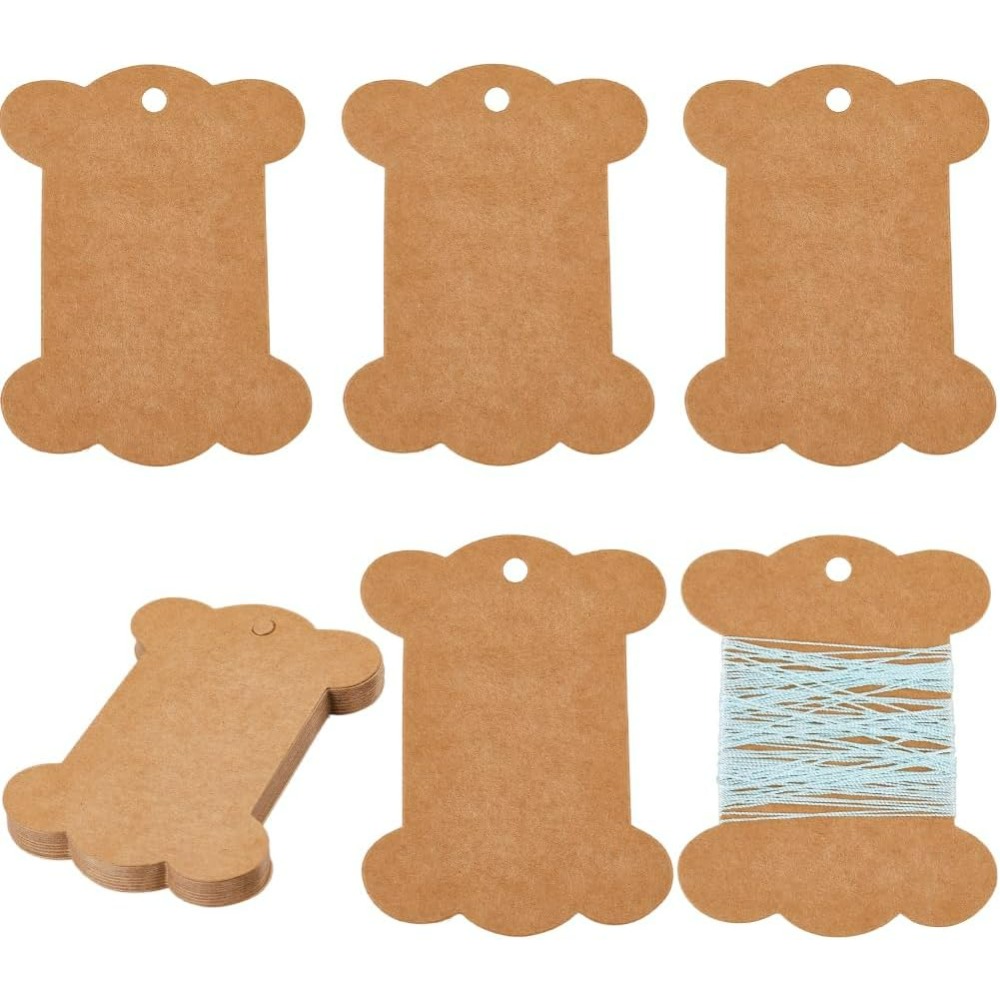 80Pcs Embroidery Thread Cardbo - Organza Ribbon Spool avaliação e preço