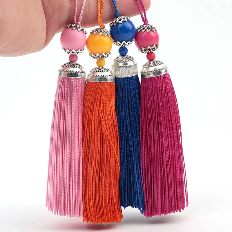 1/3/5pcs Silk Tassel Fringe Br - Beaded Trim Fringe avaliação e preço