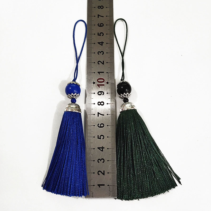 1/3/5pcs Silk Tassel Fringe Br - Beaded Trim Fringe avaliação e preço