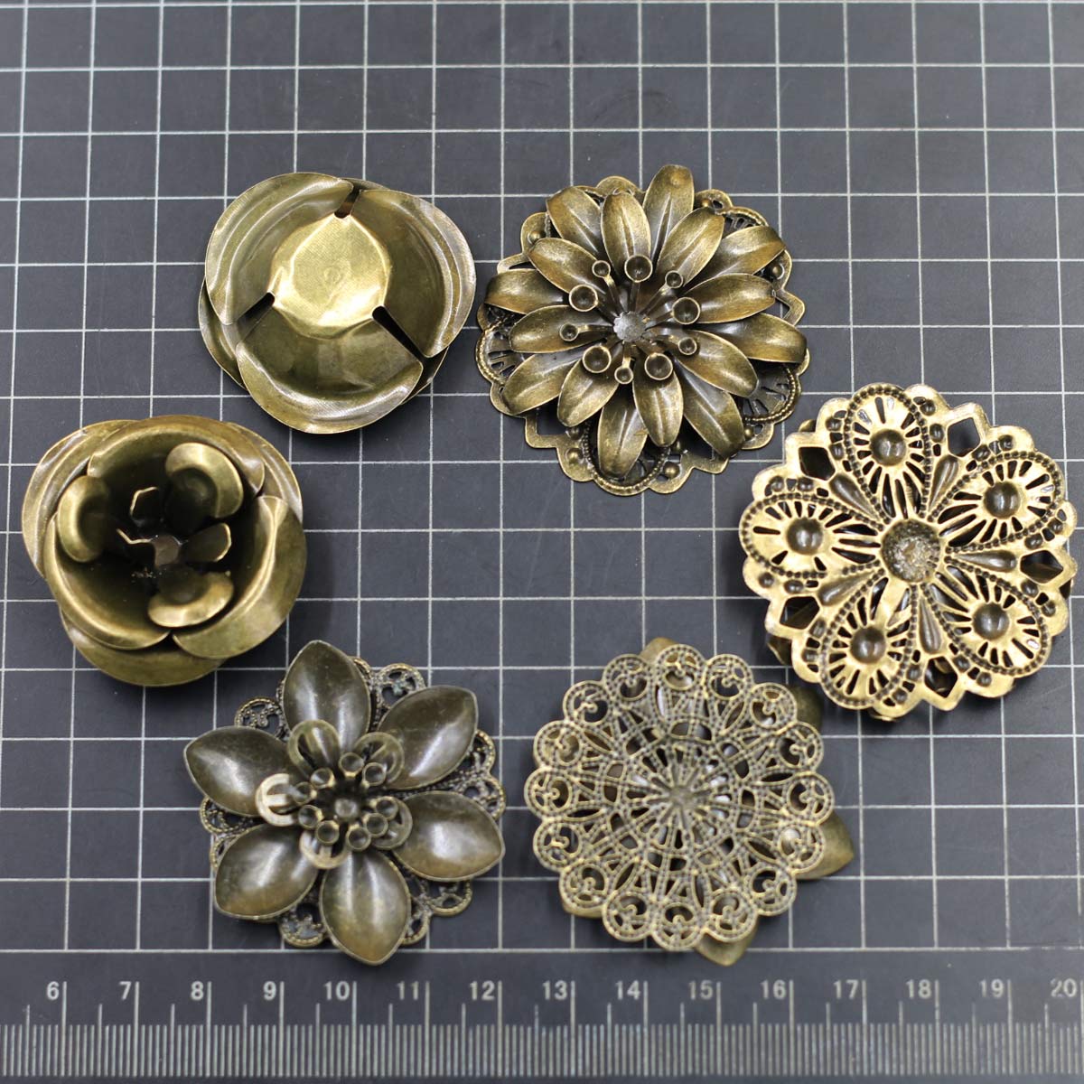 6Pcs Embellishments Combinatio - Embellishment Crafts avaliação e preço