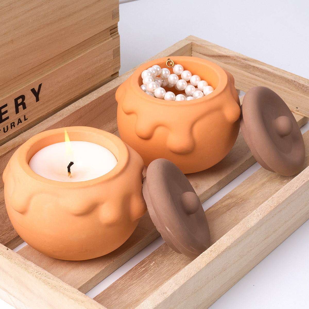 3D Honey Candle Jar Silicone M - Craft Embellishment Storage avaliação e preço