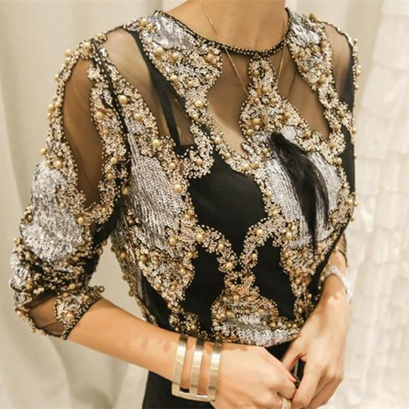 Sidaimi Luxury Women Crystal S - Crystal Mesh Fabric avaliação e preço