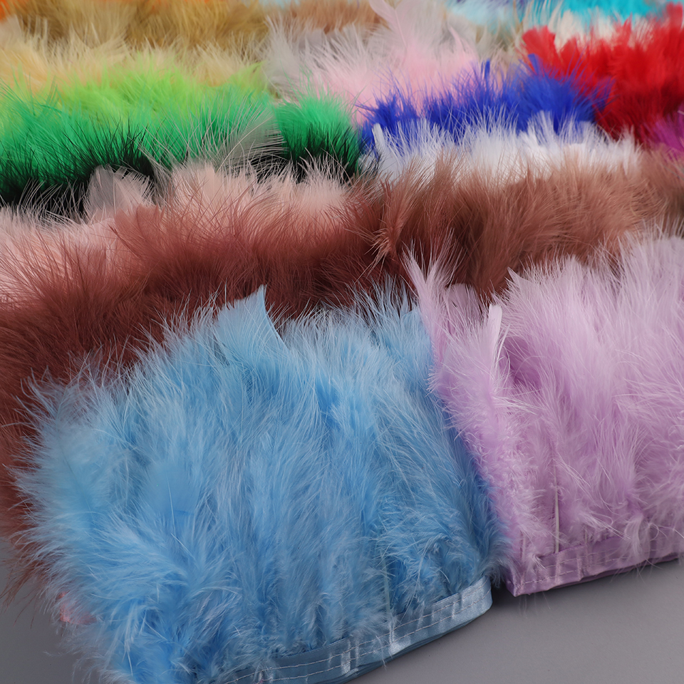 10-15cm Turkey Feathers Trim F - Feather Trim Marabou avaliação e preço