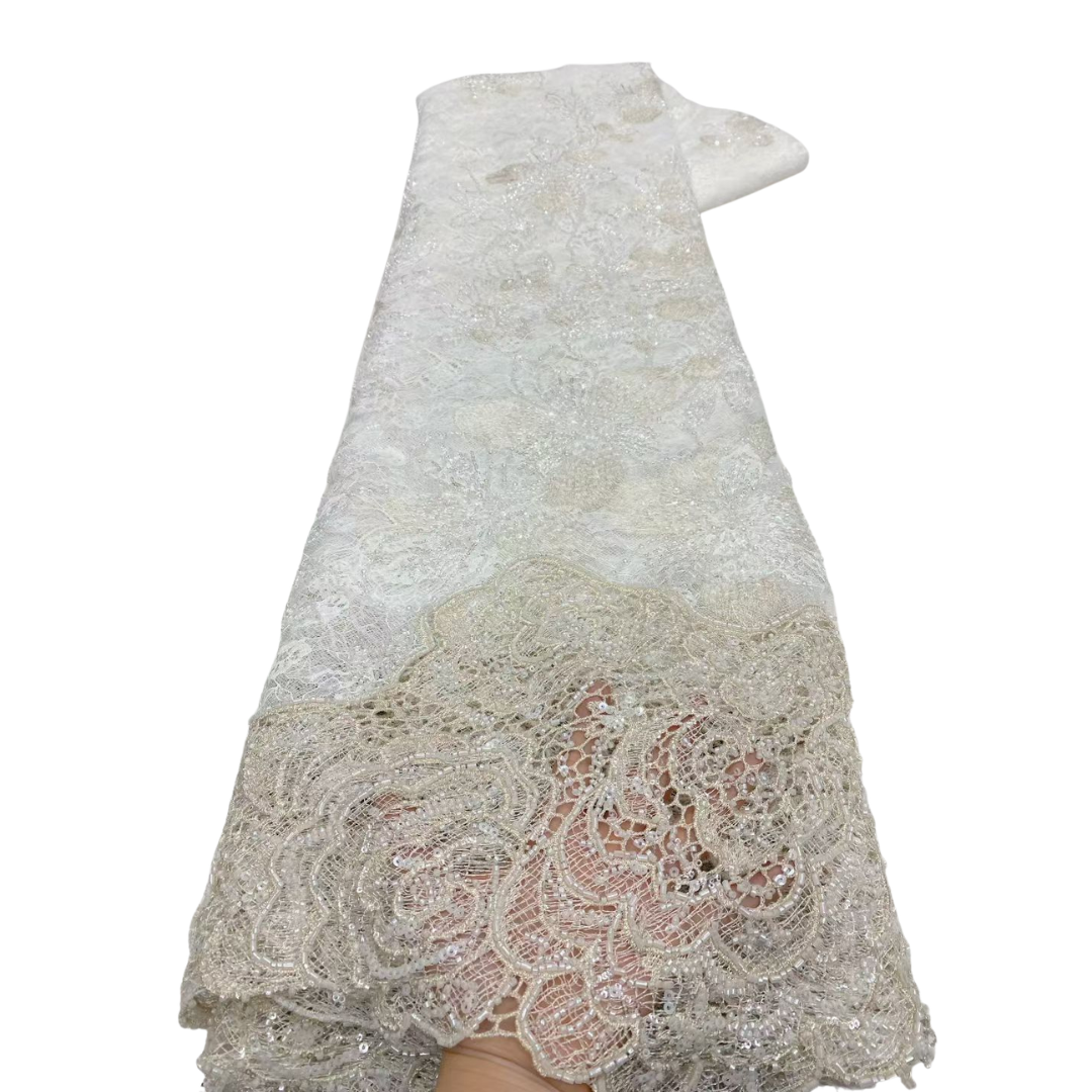 Lastest African French Floral  - Beaded Trim Fringe avaliação e preço
