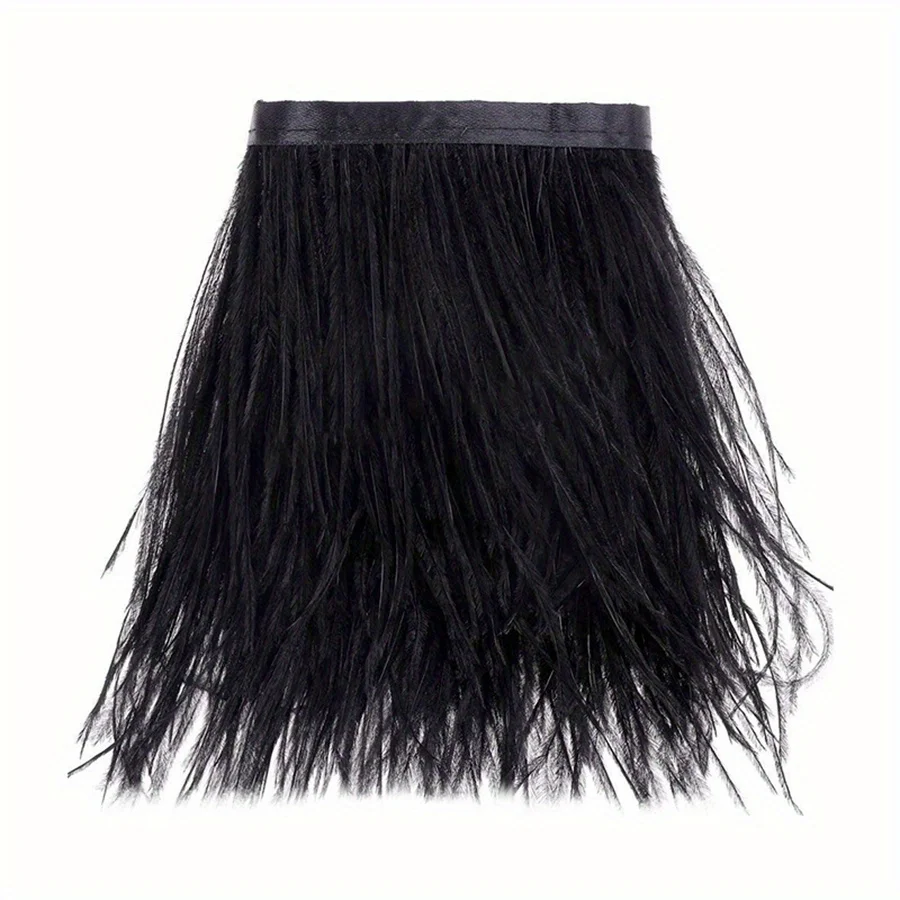 1/10M Natural Plume Black Ostr - Feather Trim Marabou avaliação e preço