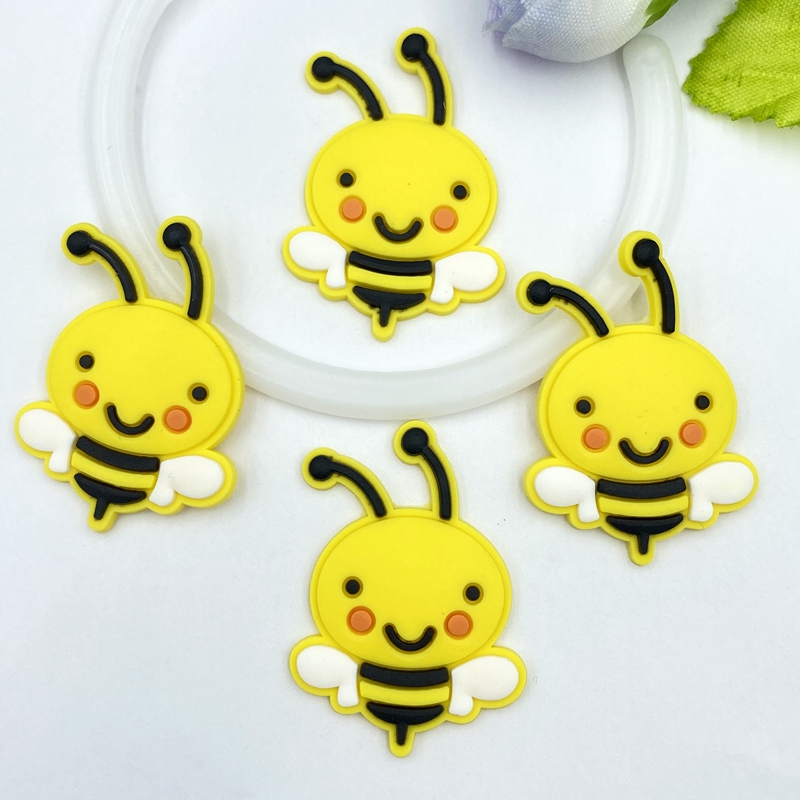 10/20/30pcs cute PVC bee flexi - Embellishment Glue Craft avaliação e preço