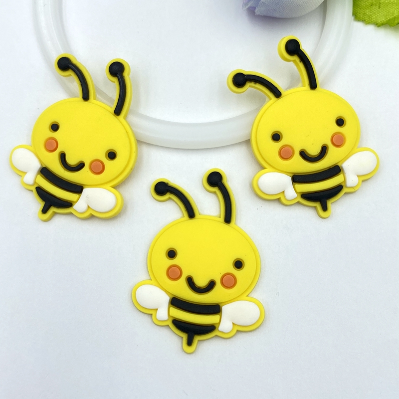 10/20/30pcs cute PVC bee flexi - Embellishment Glue Craft avaliação e preço