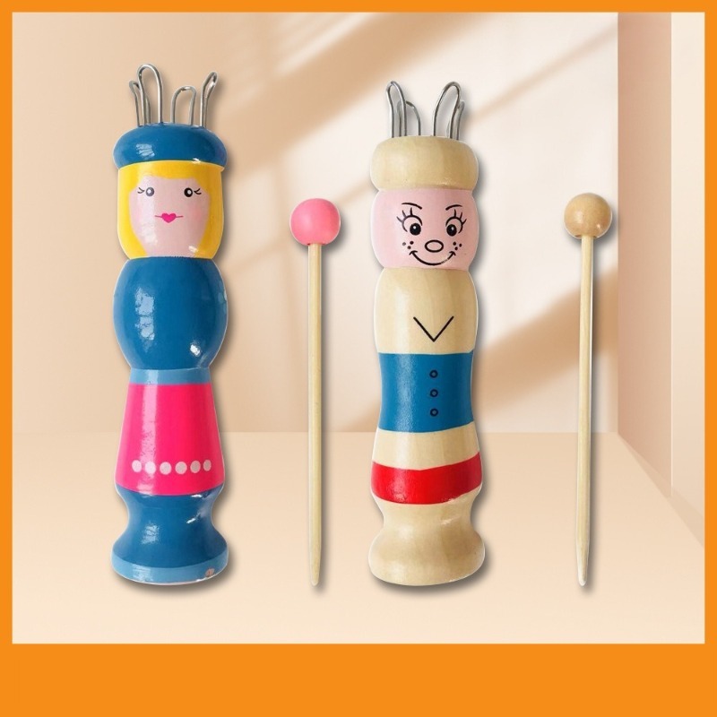 Wooden Doll French Knitter Kid - Pom Pom Maker Tool avaliação e preço