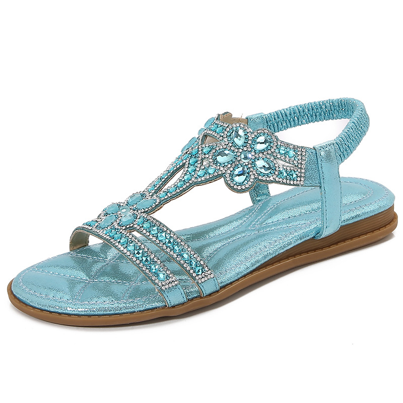 Big Size Openwork Sandals Bohe - Sew On Rhinestone avaliação e preço