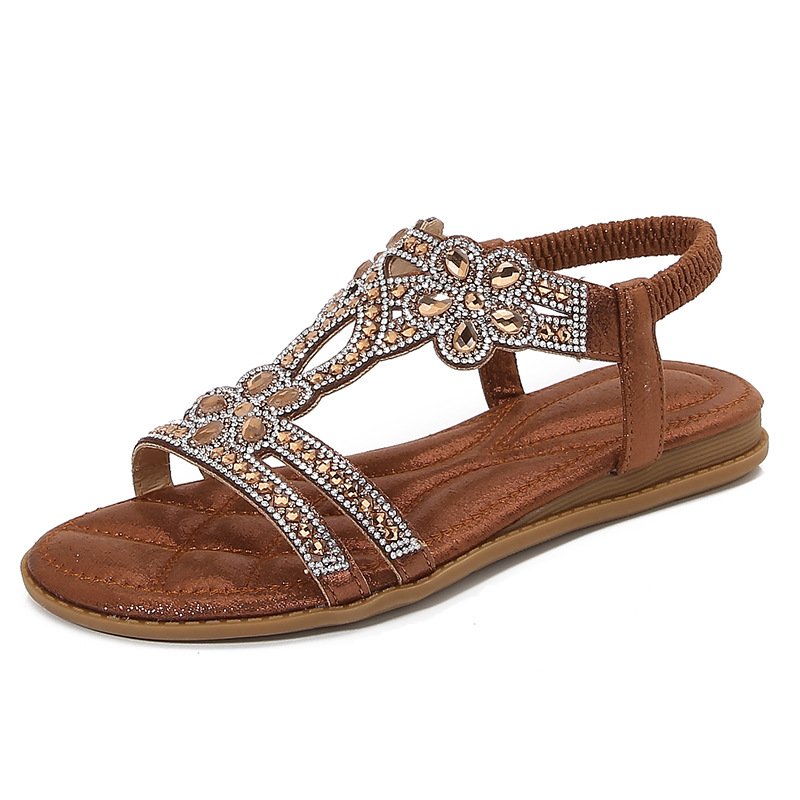 Big Size Openwork Sandals Bohe - Sew On Rhinestone avaliação e preço