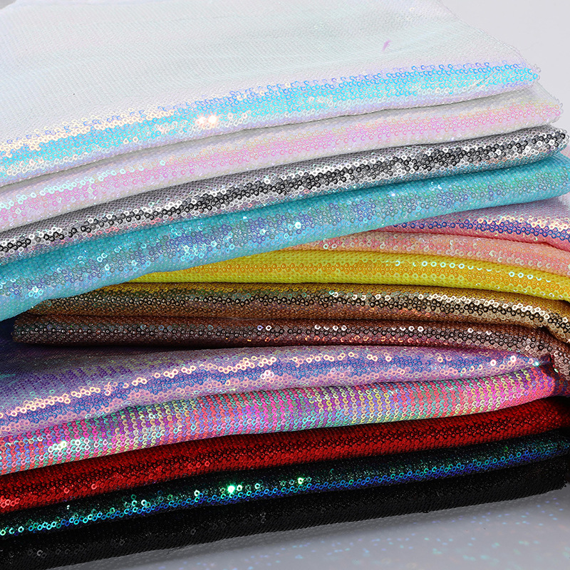Dense Sequin Glitter Fabric fo - Sequin Fabric Panel avaliação e preço
