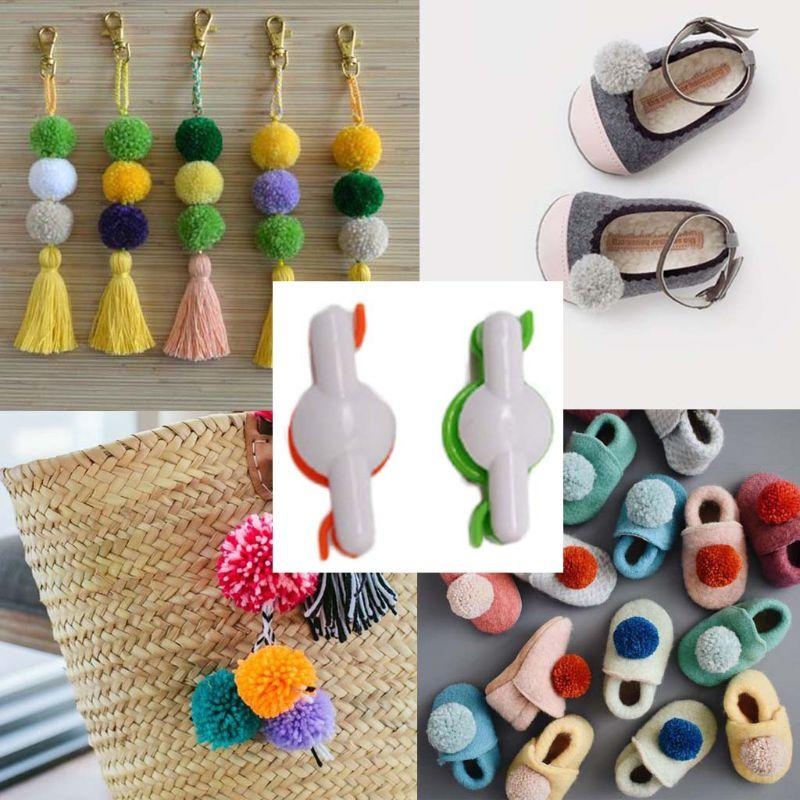 D8KF 2pcs Pom-Pom Maker for Fl - Pom Pom Maker Tool avaliação e preço
