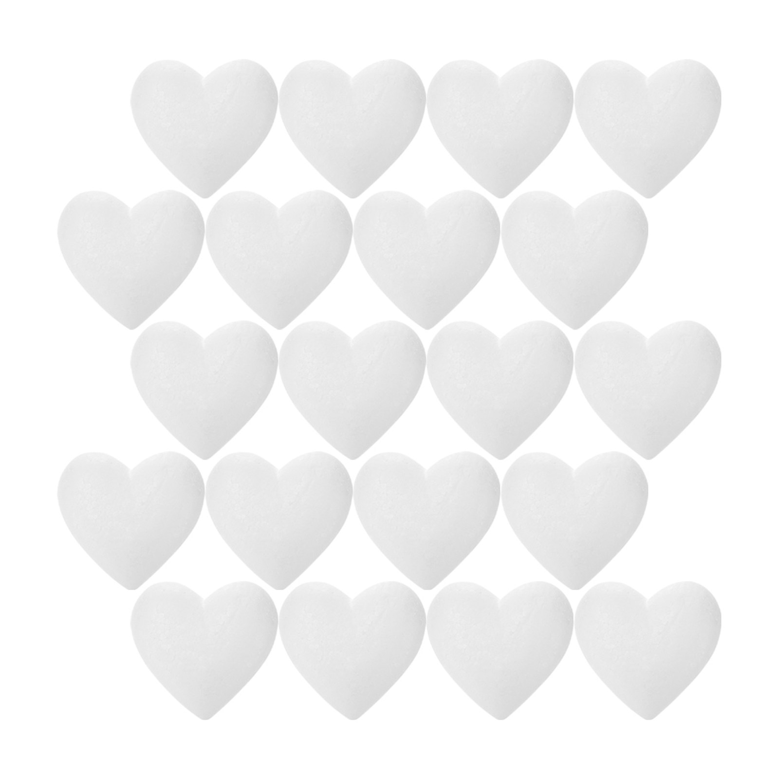 20Pcs Blank Heart Foam Balls L - Embellish Craft avaliação e preço
