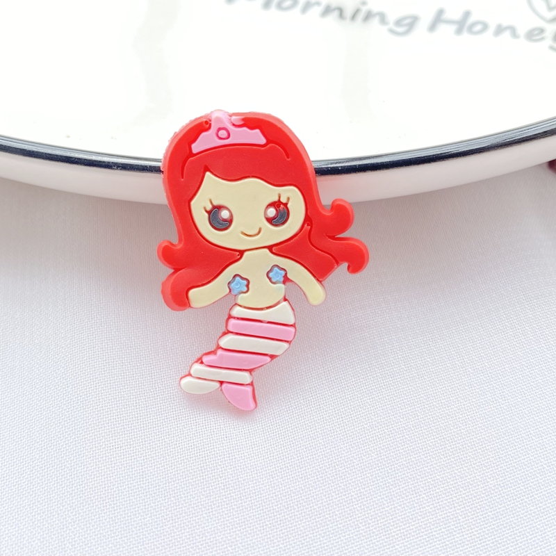 10pcs New Cute Cartoon Mermaid - Embellishment Glue Craft avaliação e preço