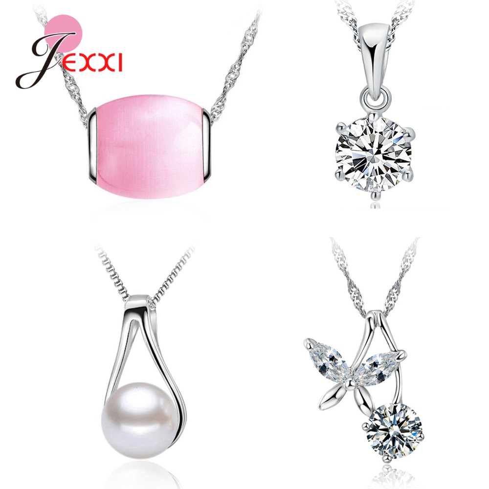 4pcs/Lot 925 Sterling Silver J - Pearl Trim Chain avaliação e preço