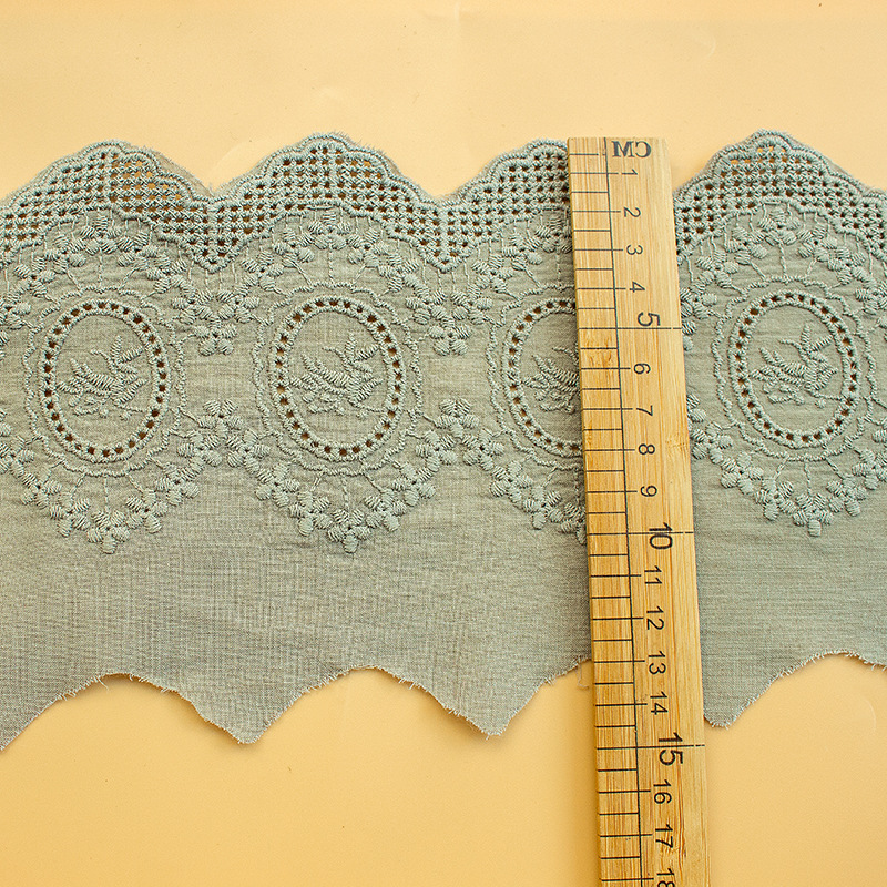 2Yards Colorful  Cotton Embroi - Lace Ribbon Trim avaliação e preço