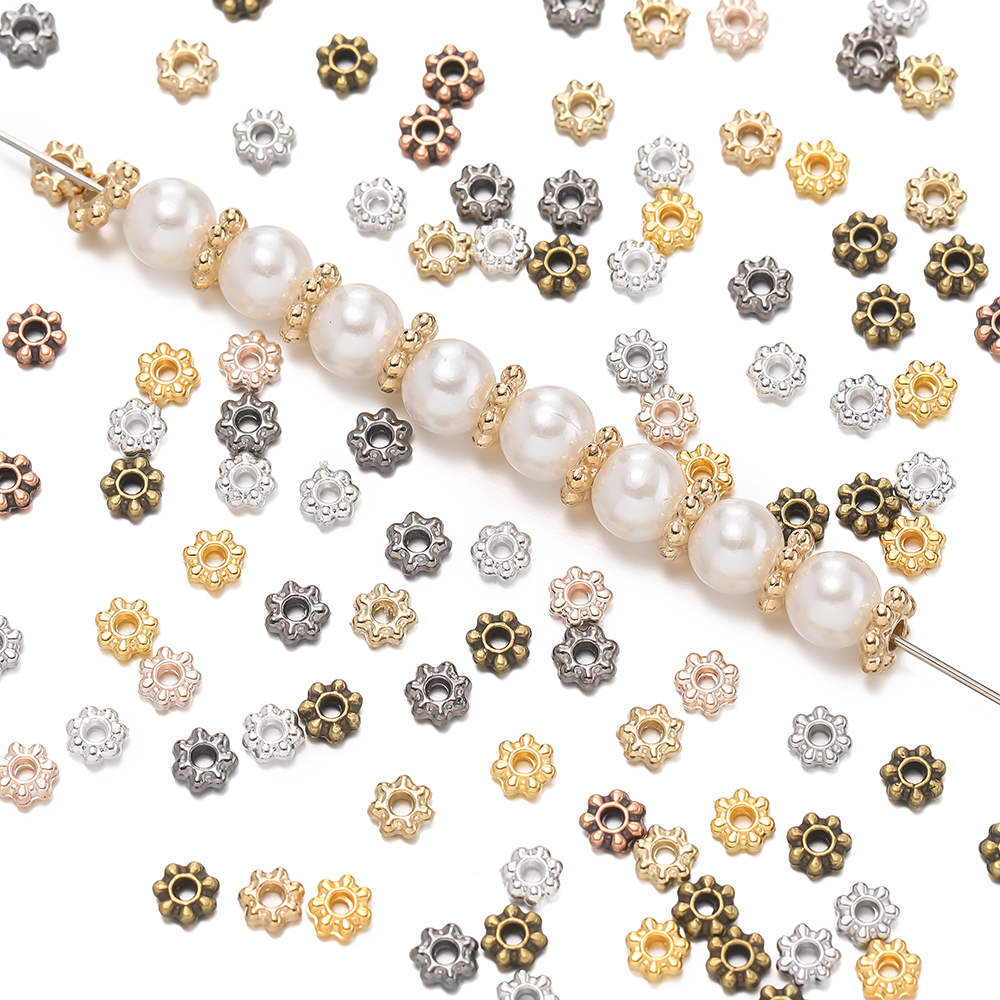 200pcs/lot 4/6mm Daisy Snowfla - Embellishment Crafts avaliação e preço