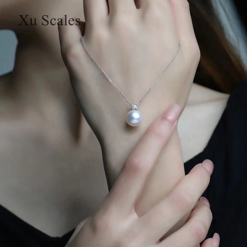 Natural Pearl Pendant 9-11mm S - Pearl Trim Chain avaliação e preço