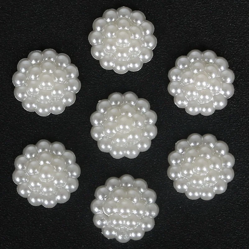80pcs/lot  Flatback Pearl Chri - Embellishment Glue Craft avaliação e preço