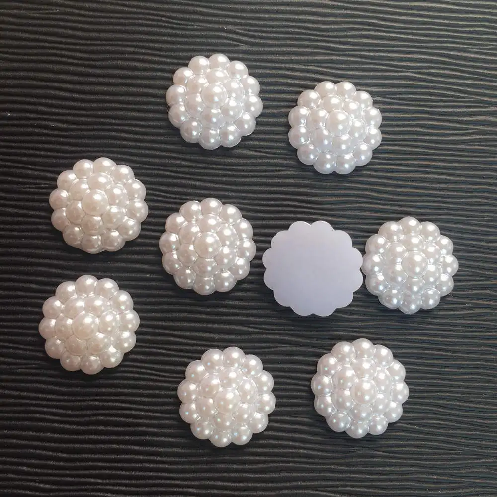80pcs/lot  Flatback Pearl Chri - Embellishment Glue Craft avaliação e preço