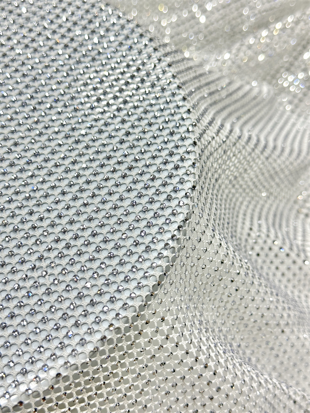 Exquisite Rhinestones Mesh diy - Crystal Mesh Fabric avaliação e preço