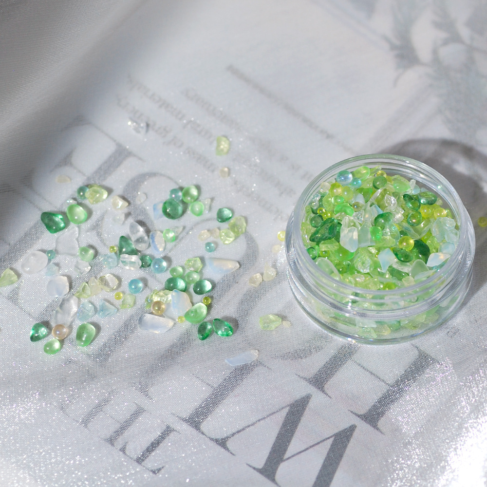 DIY Seashell Resin Gems Irregu - Embellishment Glue Craft avaliação e preço