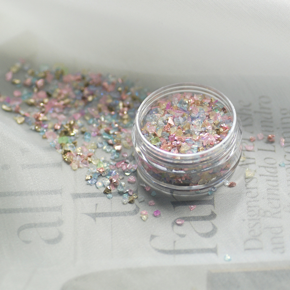 DIY Seashell Resin Gems Irregu - Embellishment Glue Craft avaliação e preço