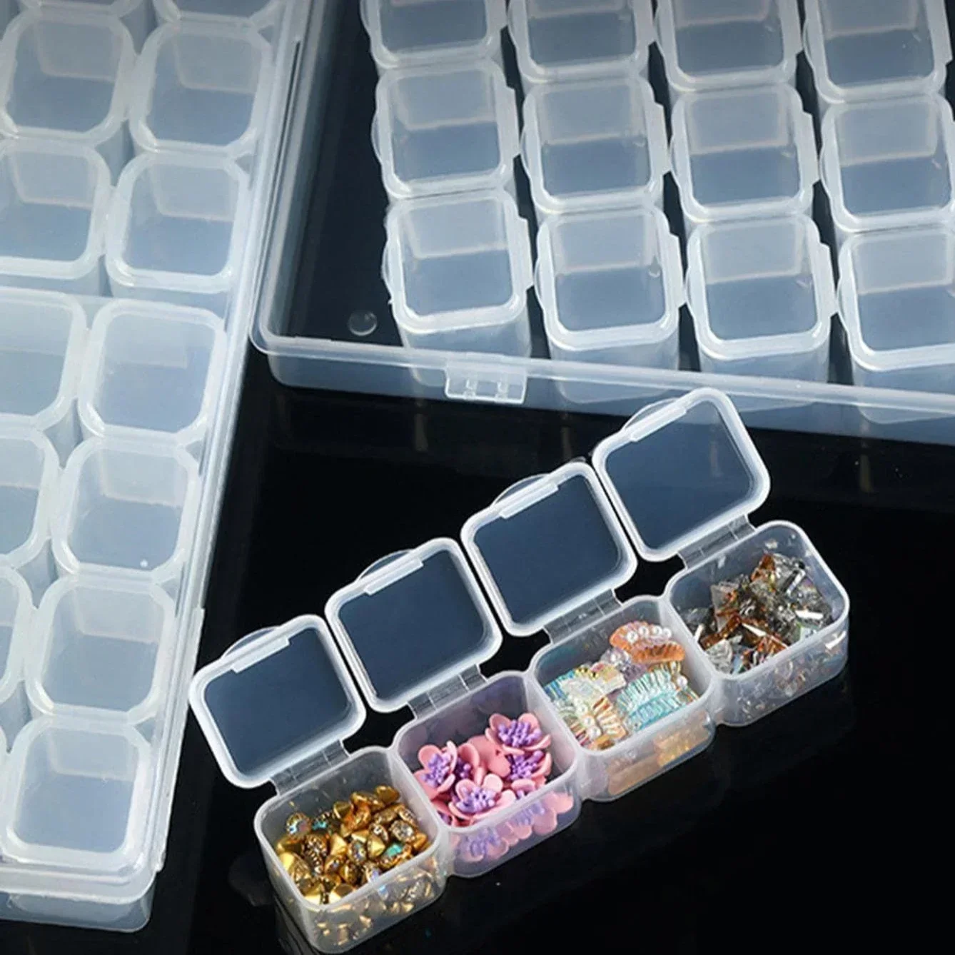 28 grid diamond painting tool  - Craft Embellishment Storage avaliação e preço