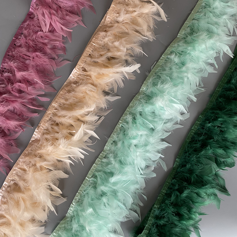 10-15cm Marabou Feathers Trim  - Feather Trim Marabou avaliação e preço