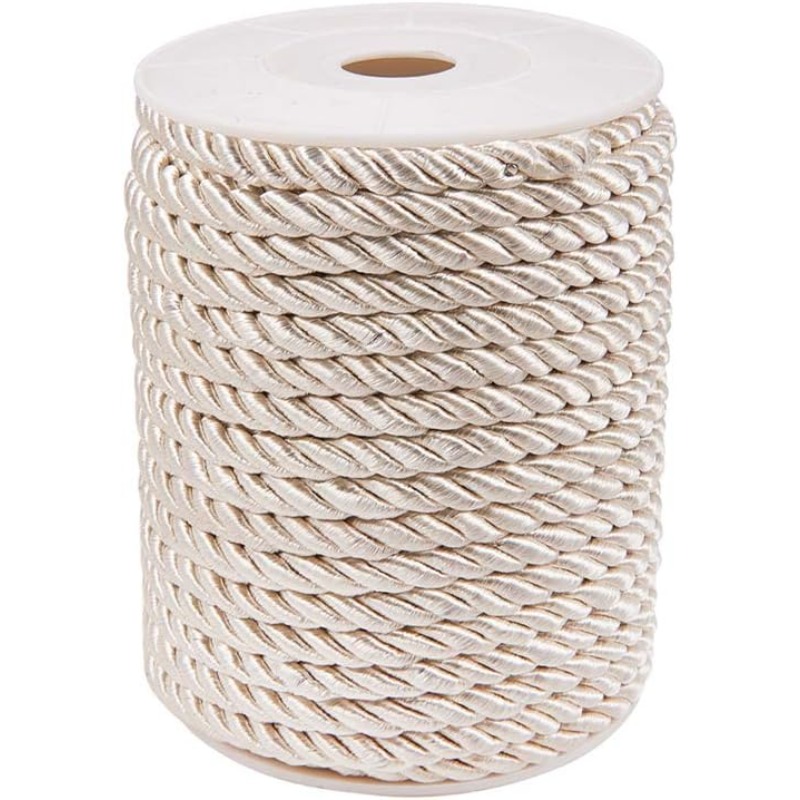 About 50 Feet Craft Nylon Rope - Cord Trim Twisted avaliação e preço